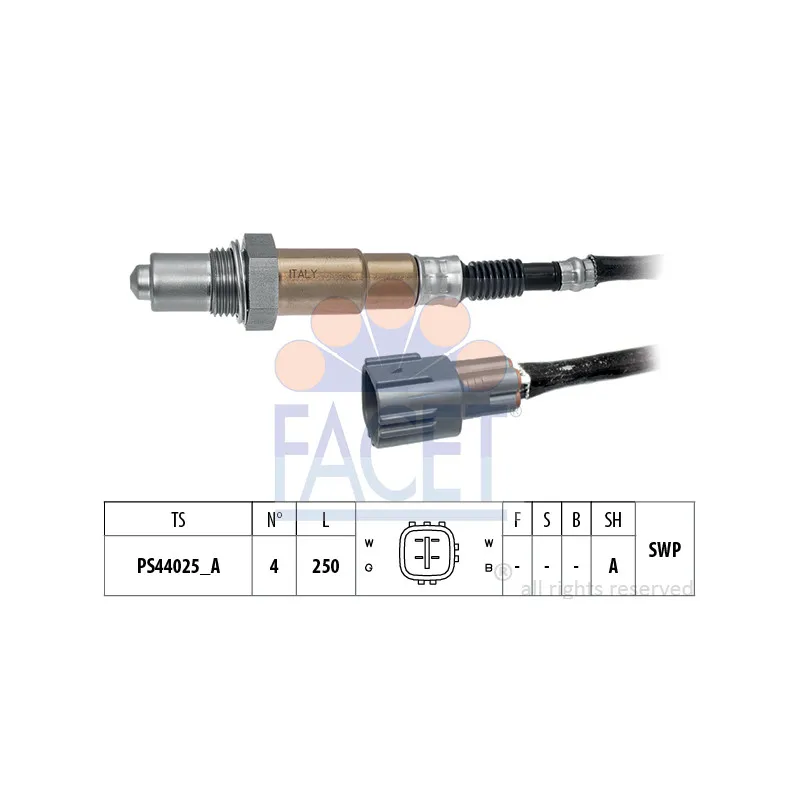 Sonde lambda FACET 10.8524
