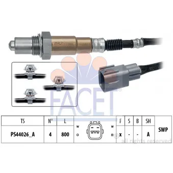 Sonde lambda FACET 10.8525