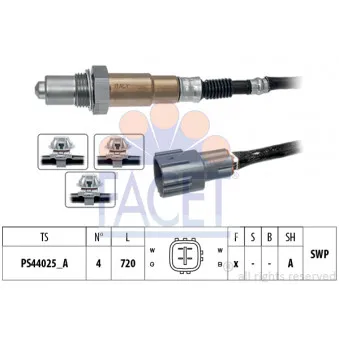Sonde lambda FACET 10.8530