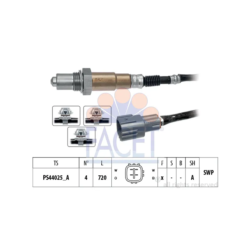 Sonde lambda FACET 10.8530