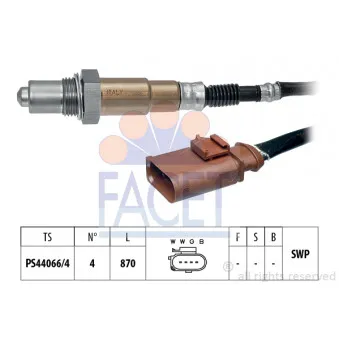 Sonde lambda FACET 10.8534