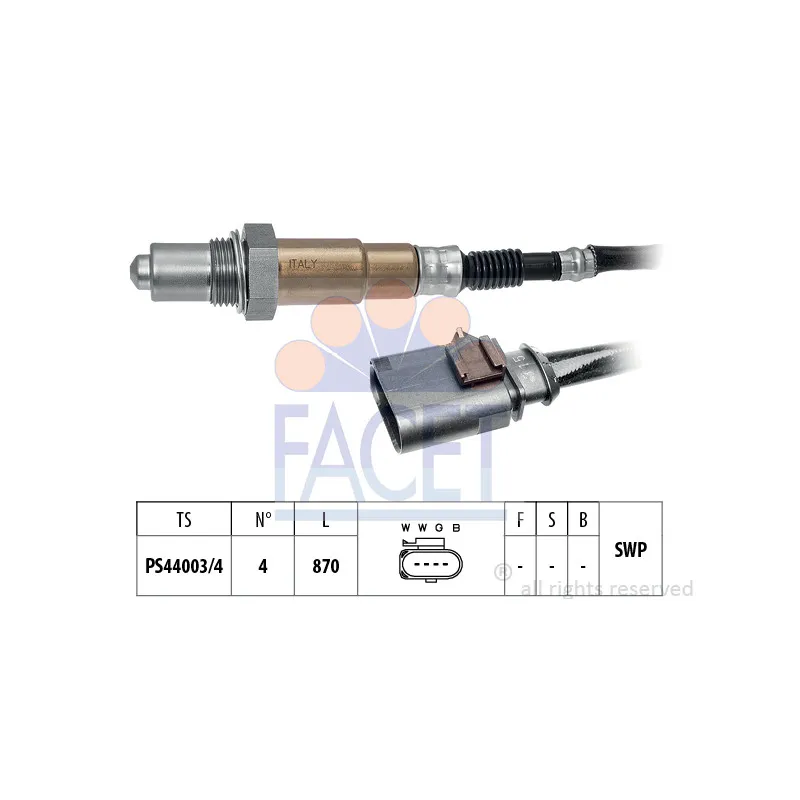 Sonde lambda FACET 10.8535