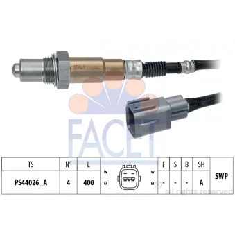 Sonde lambda FACET 10.8537
