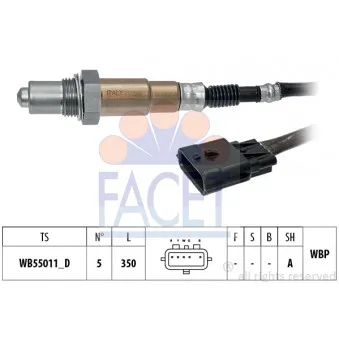 Sonde lambda FACET 10.8540
