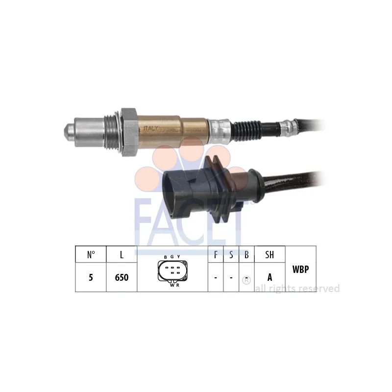 Sonde lambda FACET 10.8542