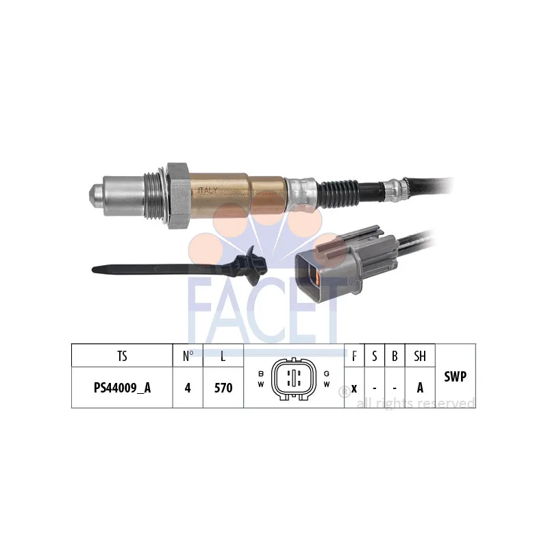 Sonde lambda FACET 10.8548
