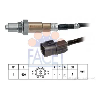 Sonde lambda FACET 10.8551