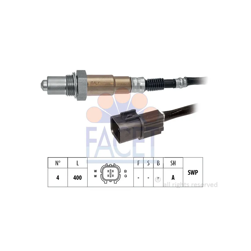 Sonde lambda FACET 10.8551