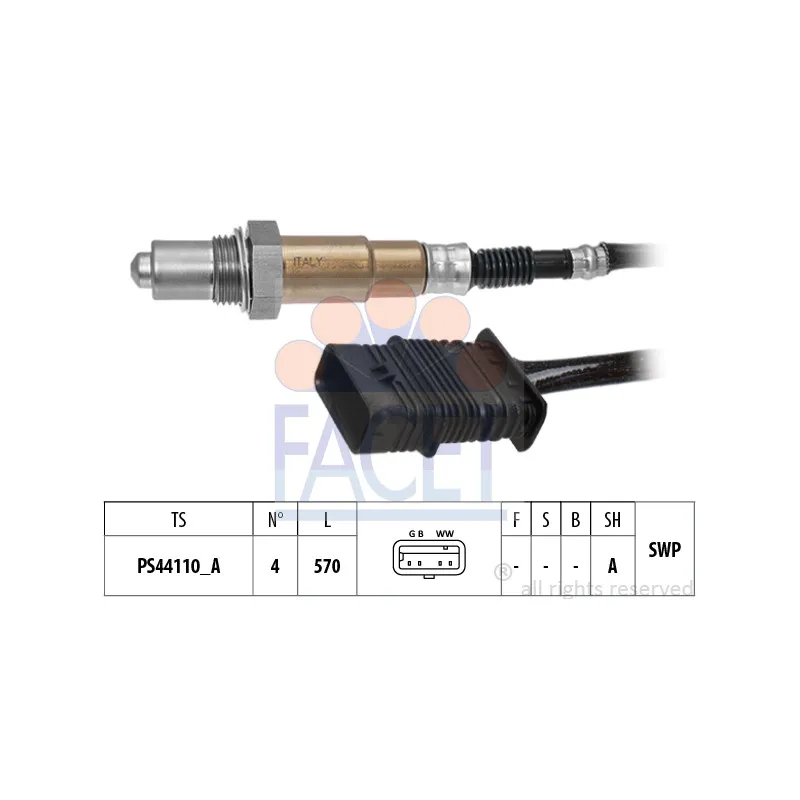Sonde lambda FACET 10.8553