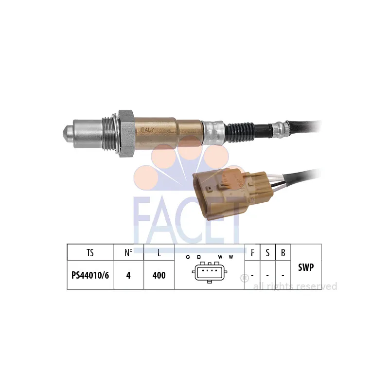 Sonde lambda FACET 10.8558