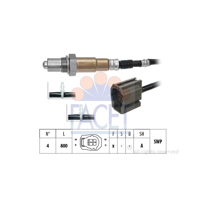 Sonde lambda FACET 10.8561
