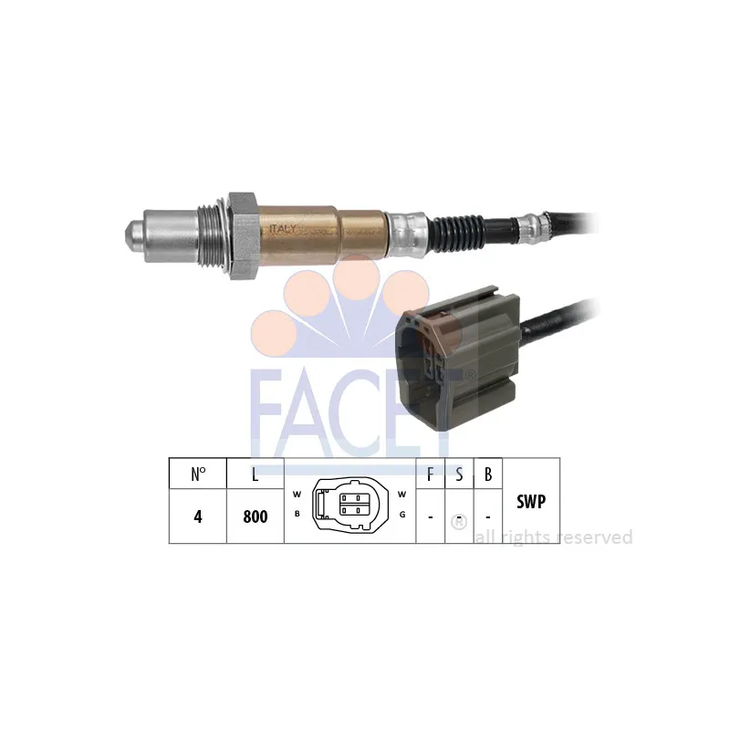 Sonde lambda FACET 10.8562