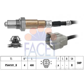 Sonde lambda FACET 10.8564