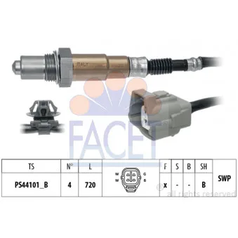 Sonde lambda FACET 10.8565