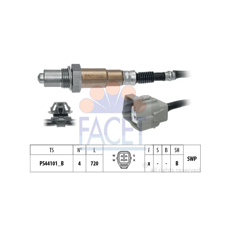 Sonde lambda FACET 10.8565