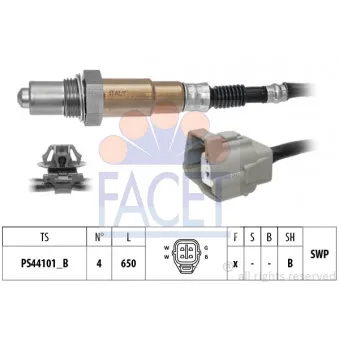 Sonde lambda FACET 10.8566