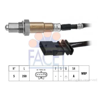 Sonde lambda FACET 10.8567