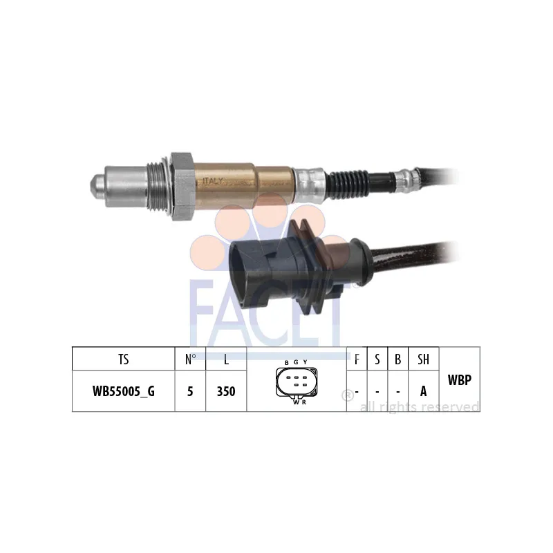 Sonde lambda FACET 10.8570