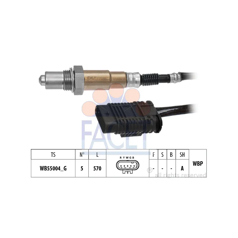 Sonde lambda FACET 10.8571