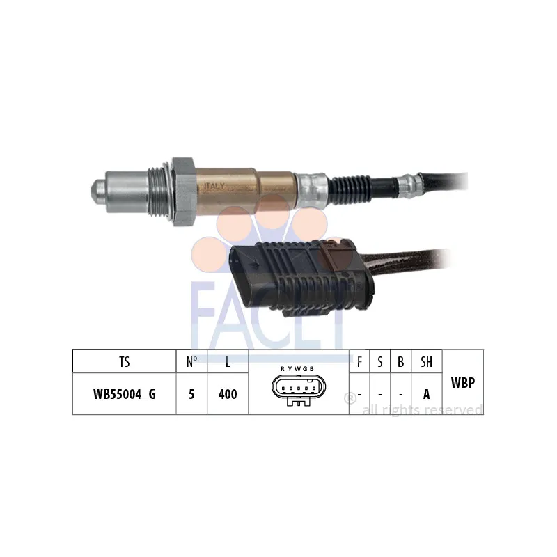 Sonde lambda FACET 10.8572