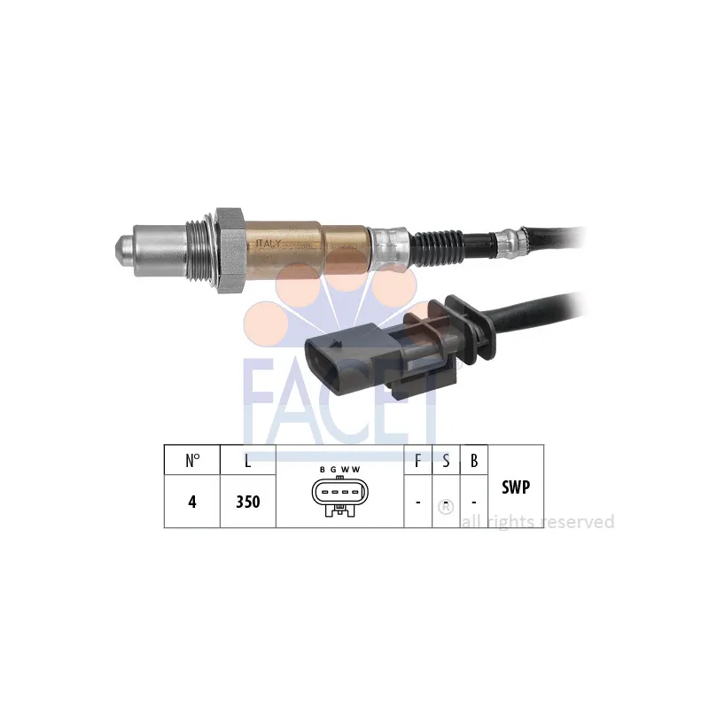 Sonde lambda FACET 10.8576