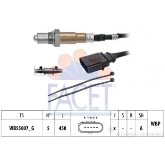 Sonde lambda FACET 10.8577