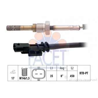 Capteur, température des gaz FACET 22.0203