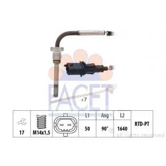 Capteur, température des gaz FACET 22.0225