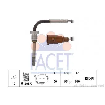 Capteur, température des gaz FACET 22.0242