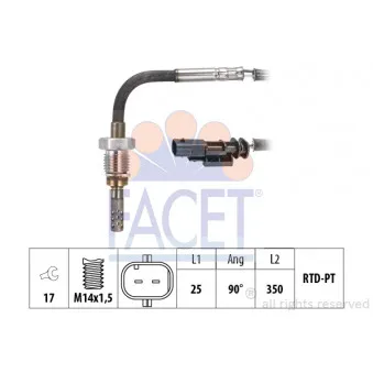 Capteur, température des gaz FACET 22.0243