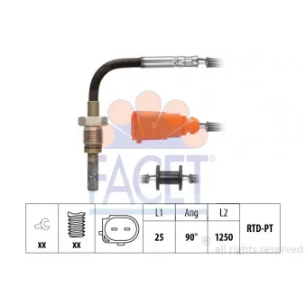 Capteur, température des gaz FACET 22.0280