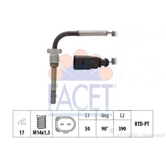 Capteur, température des gaz FACET 22.0284