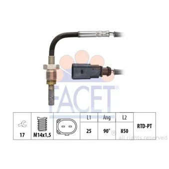 Capteur, température des gaz FACET 22.0291
