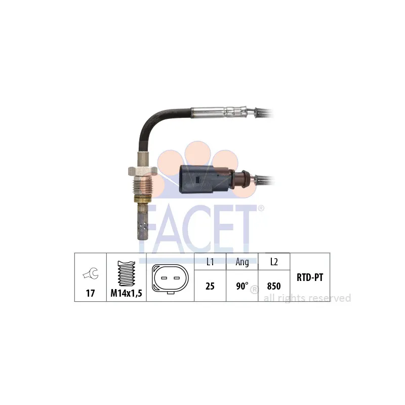 Capteur, température des gaz FACET 22.0291