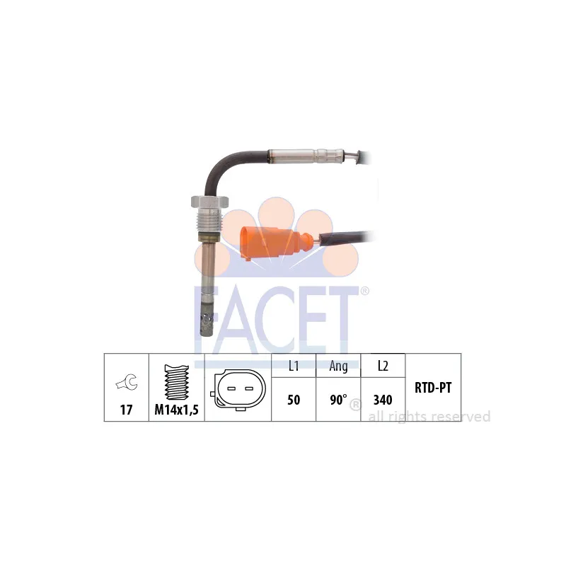 Capteur, température des gaz FACET 22.0321