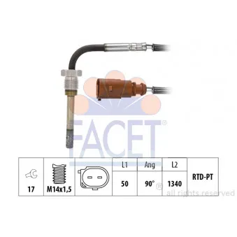 Capteur, température des gaz FACET 22.0347