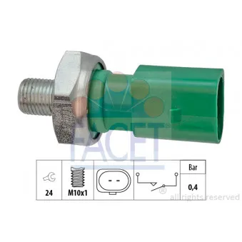 Indicateur de pression d'huile FACET 7.0204