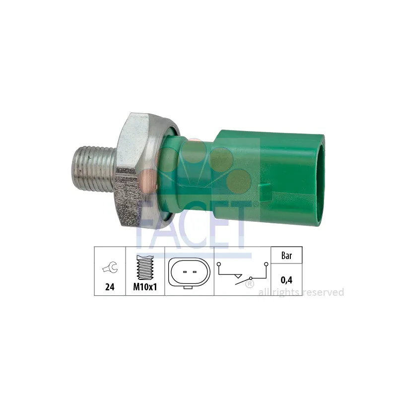 Indicateur de pression d'huile FACET 7.0204