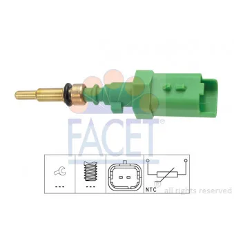 Sonde de température, liquide de refroidissement FACET 7.3385