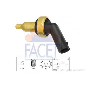 Sonde de température, liquide de refroidissement FACET 7.3390