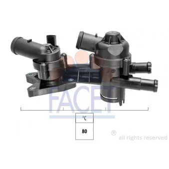Thermostat, liquide de refroidissement FACET 7.7954KK