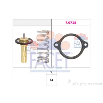 Thermostat, liquide de refroidissement FACET 7.7971