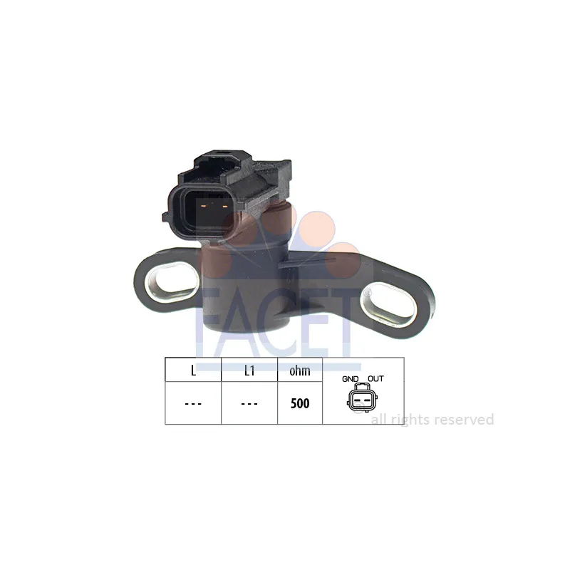Capteur d'angle, vilebrequin FACET 9.0609