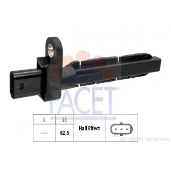 Capteur d'angle, vilebrequin FACET 9.0828