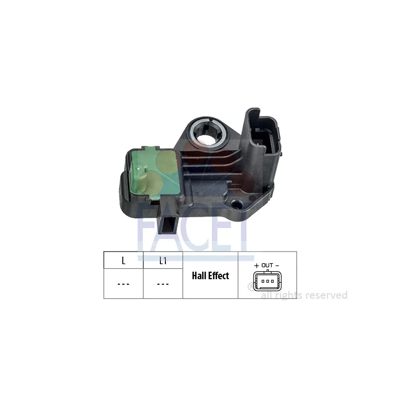 Capteur d'angle, vilebrequin FACET 9.0841