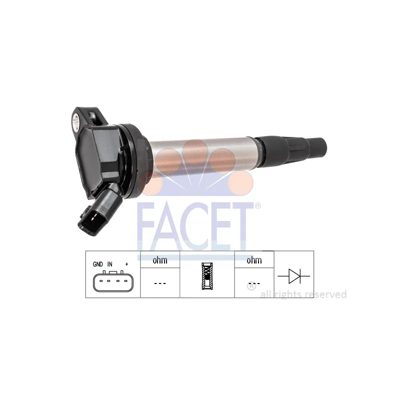 Bobine d'allumage FACET 9.6436