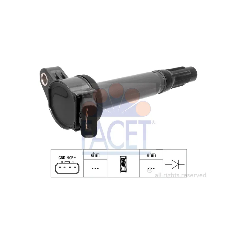 Bobine d'allumage FACET 9.6438