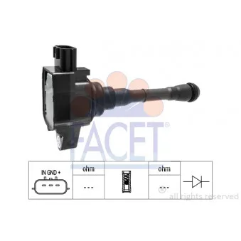 Bobine d'allumage FACET 9.6451