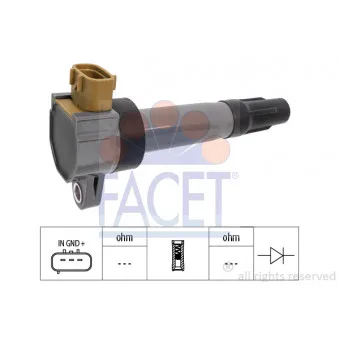 Bobine d'allumage FACET 9.6453