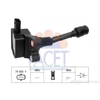 Bobine d'allumage FACET 9.6519